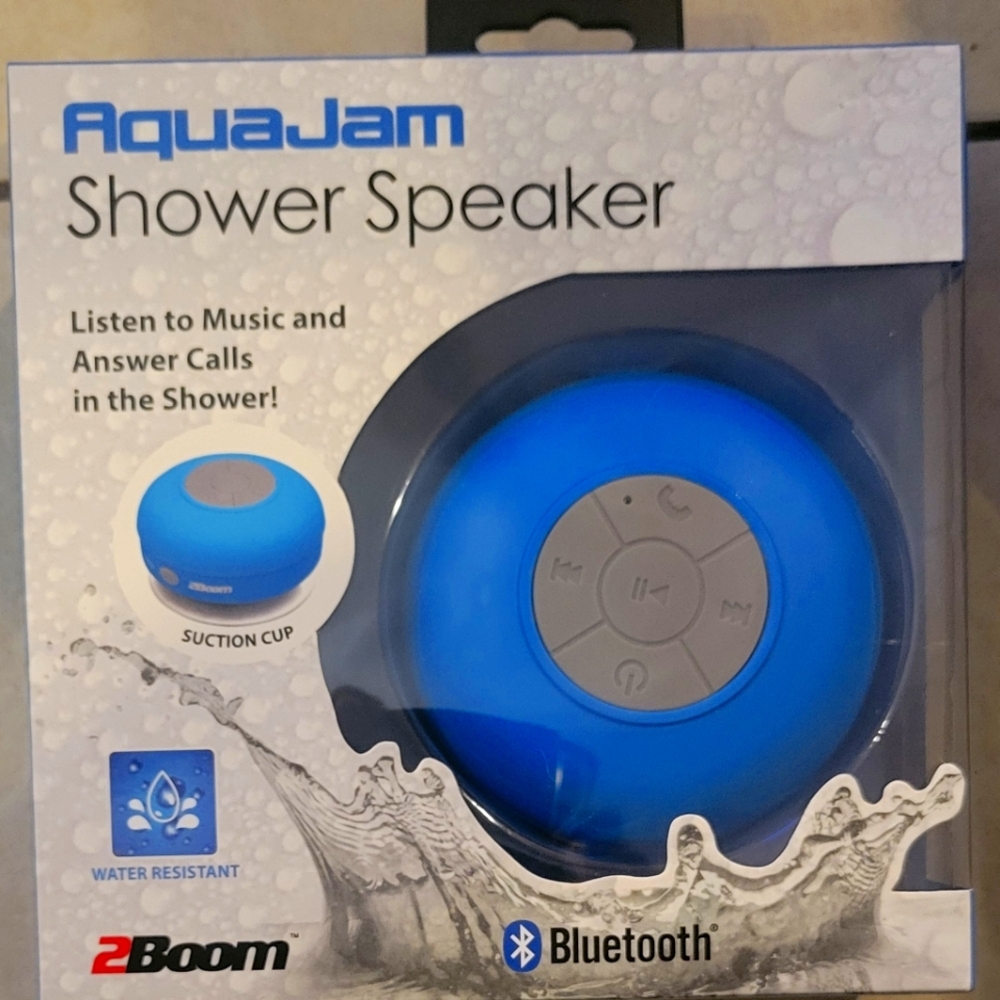2Boom Summer AquaJam Shower, Swimming Speaker Bluetooth | Waterproof |NEW